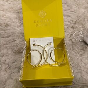 Kendra Scott Large Gold Hoop Earrings